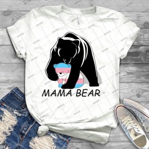 Transgender Pride Mama Bear - Best Unisex Trending Handmade T-shirt Gift Idea For Men T-shirt For Woman