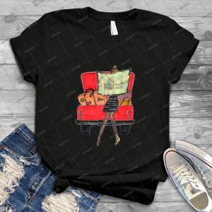Travel Up - Vintage Men's Shirt Tshirt For Women Classic Handmade Shirt Retro Graphic Tee