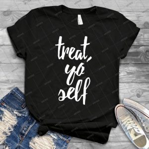 Treat Yo Self - Gift Idea Shirt For Men Tee For Women Classic Retro Vintage Graphic T-Shirt
