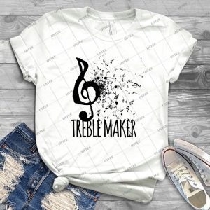 Treble Maker Music Pun 24 - Vintage Men's Shirt Tshirt For Women Classic Handmade Shirt Retro Graphic Tee