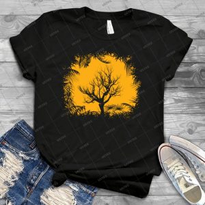 Tree Clearing 34 - Vintage Men's Shirt Tshirt For Women Classic Handmade Shirt Retro Graphic Tee