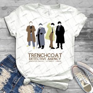 Trenchcoat Detective Agency - Best Unisex Trending Handmade T-shirt Gift Idea For Men T-shirt For Woman
