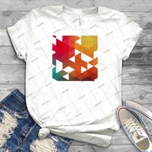 Triangle Based 57 - Trending Shirt For Women Vintage Retro Tee For Men Kid's T-Shirt Handmade Shirt