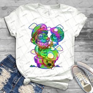 Trippy Mario - Gift Idea Shirt For Men Tee For Women Classic Retro Vintage Graphic T-Shirt