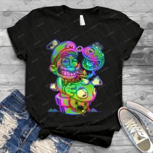 Trippy Mario 78 - Vintage Men's Shirt Tshirt For Women Classic Handmade Shirt Retro Graphic Tee