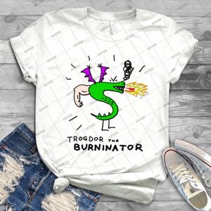 Trogdor The Burninator 55 - Gift Idea Shirt For Men Tee For Women Classic Retro Vintage Graphic T-Shirt