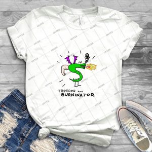 Trogdor, The Burninator - Vintage Men's Shirt Tshirt For Women Classic Handmade Shirt Retro Graphic Tee