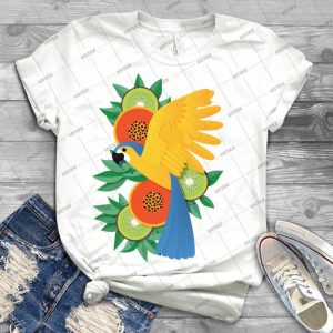 Tropical Parrot - Best Unisex Trending Handmade T-shirt Gift Idea For Men T-shirt For Woman