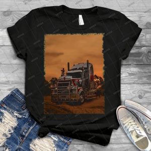 Truck At Sunset - Best Unisex Trending Handmade T-shirt Gift Idea For Men T-shirt For Woman