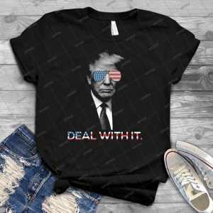 Trump- Deal With It 97 - Vintage Men's Shirt Tshirt For Women Classic Handmade Shirt Retro Graphic Tee