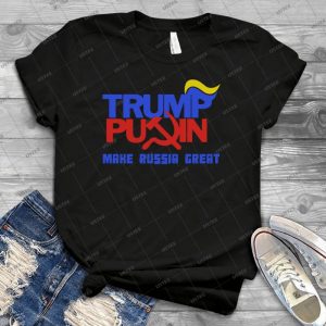 Trump Putin 2016-Make Russia Great Again - Vintage Men's Shirt Tshirt For Women Classic Handmade Shirt Retro Graphic Tee