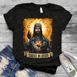 Trust In Jesus-Walking Dead - Trending Shirt For Women Vintage Retro Tee For Men Kid's T-Shirt Handmade Shirt
