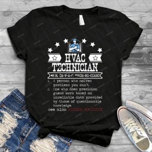 Tshirt Â€‹â€‹tech Hvac Taux Horaire - Vintage Men's Shirt Tshirt For Women Classic Handmade Shirt Retro Graphic Tee