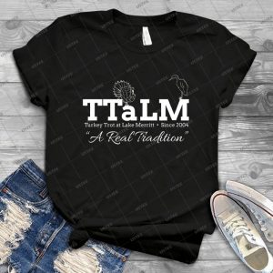 Ttalm-White Text - Gift Idea Shirt For Men Tee For Women Classic Retro Vintage Graphic T-Shirt