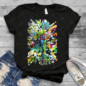 Tubes Of Wonder - Abstract Watercolor  Pen Illustration 82 - Trending Shirt For Women Vintage Retro Tee For Men Kid's T-Shirt Handmade Shirt