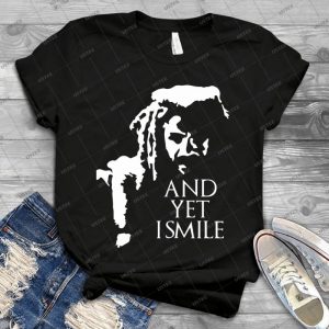 Twd - King Ezekiel- And Yet I Smile  24 - Vintage Men's Shirt Tshirt For Women Classic Handmade Shirt Retro Graphic Tee