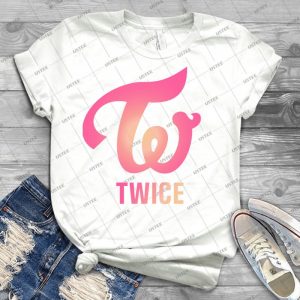 Twice Apricot Neon Magenta Logo - Best Unisex Trending Handmade T-shirt Gift Idea For Men T-shirt For Woman
