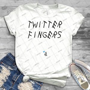 Twitter Fingers - Light Edition - - Gift Idea Shirt For Men Tee For Women Classic Retro Vintage Graphic T-Shirt