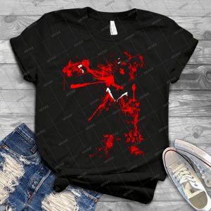 Two Bloodied Hands 81 - Vintage Men's Shirt Tshirt For Women Classic Handmade Shirt Retro Graphic Tee