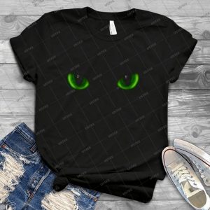 Two Green Cat Eyes 20 - Trending Shirt For Women Vintage Retro Tee For Men Kid's T-Shirt Handmade Shirt