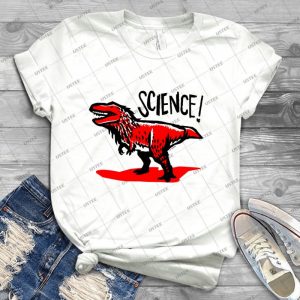 Tyrannosaurus Rex Loves Science  2 - Best Unisex Trending Handmade T-shirt Gift Idea For Men T-shirt For Woman