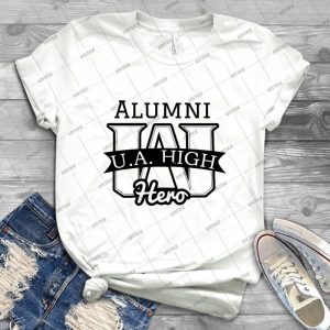 Ua High Hero Alumni-Black - Gift Idea Shirt For Men Tee For Women Classic Retro Vintage Graphic T-Shirt