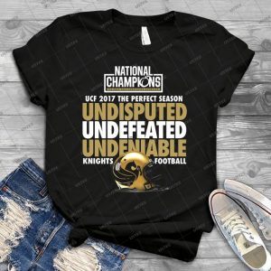 Ucf 2017 National Champions - Undefeated Shirt 80 - Vintage Men's Shirt Tshirt For Women Classic Handmade Shirt Retro Graphic Tee