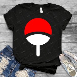 Uchiha Clan Symbol - Vintage Men's Shirt Tshirt For Women Classic Handmade Shirt Retro Graphic Tee