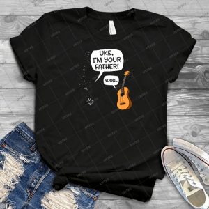 Uke I Am Your Father Funny Guitar And Ukulele Cartoon - Best Unisex Trending Handmade T-shirt Gift Idea For Men T-shirt For Woman