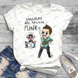 Ukuleles Are Frickin Punk - Official - 1 - Trending Shirt For Women Vintage Retro Tee For Men Kid's T-Shirt Handmade Shirt