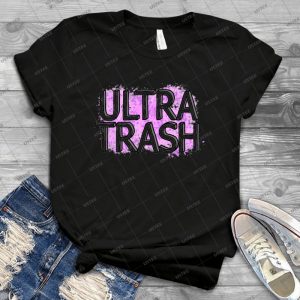 Ultra Trash - Vintage Men's Shirt Tshirt For Women Classic Handmade Shirt Retro Graphic Tee
