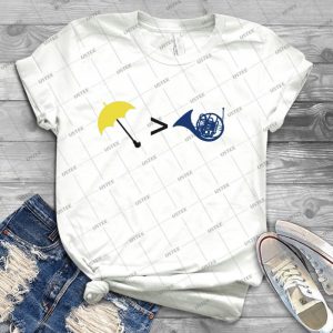 Umbrella Is Greater Than French Horn - Best Unisex Trending Handmade T-shirt Gift Idea For Men T-shirt For Woman