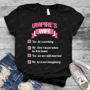 Umpire S Wife 61 - Vintage Men's Shirt Tshirt For Women Classic Handmade Shirt Retro Graphic Tee