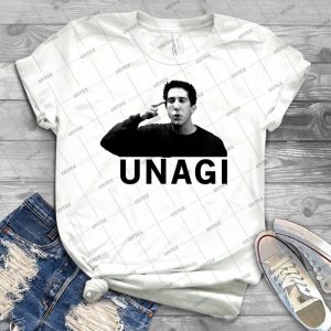 Unagi-Black & White - Vintage Men's Shirt Tshirt For Women Classic Handmade Shirt Retro Graphic Tee