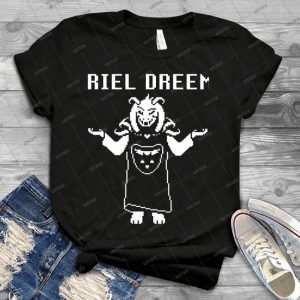 Undertale-Asriel Dreemur - Vintage Men's Shirt Tshirt For Women Classic Handmade Shirt Retro Graphic Tee