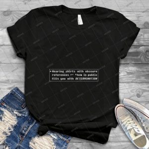 Undertale - Determination In Public 78 - Vintage Men's Shirt Tshirt For Women Classic Handmade Shirt Retro Graphic Tee