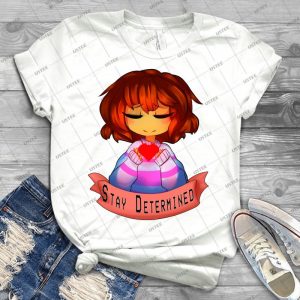 Undertale - Stay Determined 70 - Trending Shirt For Women Vintage Retro Tee For Men Kid's T-Shirt Handmade Shirt