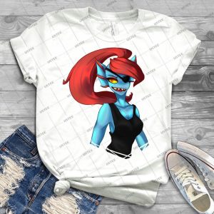 Undertale - Undyne 95 - Trending Shirt For Women Vintage Retro Tee For Men Kid's T-Shirt Handmade Shirt