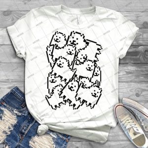 Undertale Annoying Dog Collage - Vintage Men's Shirt Tshirt For Women Classic Handmade Shirt Retro Graphic Tee