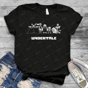 Undertale Family - Vintage Men's Shirt Tshirt For Women Classic Handmade Shirt Retro Graphic Tee