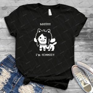 Undertale Temmie - Best Unisex Trending Handmade T-shirt Gift Idea For Men T-shirt For Woman