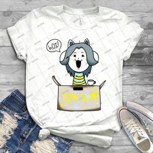 Undertale Temmie Fan-Art 3 - Gift Idea Shirt For Men Tee For Women Classic Retro Vintage Graphic T-Shirt