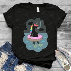 Unicorn Dive 2 - Vintage Men's Shirt Tshirt For Women Classic Handmade Shirt Retro Graphic Tee