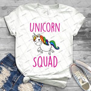 Unicorn Squad Cute Funny Unicorn Party Shirt - Best Unisex Trending Handmade T-shirt Gift Idea For Men T-shirt For Woman