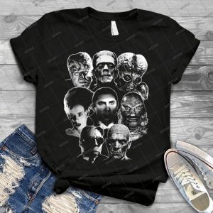 Universal Monster Gang 99 - Vintage Men's Shirt Tshirt For Women Classic Handmade Shirt Retro Graphic Tee