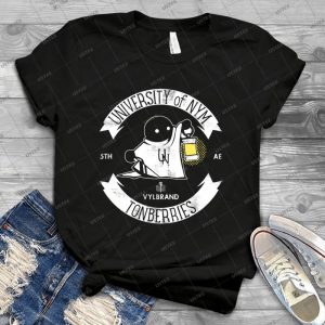 University Of Nym Tonberries - Ffxiv 22 - Vintage Men's Shirt Tshirt For Women Classic Handmade Shirt Retro Graphic Tee