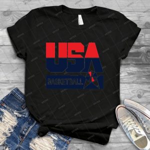 Usa Basketball 1992 Dream Team - Vintage Men's Shirt Tshirt For Women Classic Handmade Shirt Retro Graphic Tee
