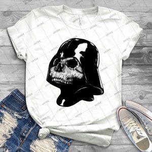 Vader Skull 46 - Vintage Men's Shirt Tshirt For Women Classic Handmade Shirt Retro Graphic Tee