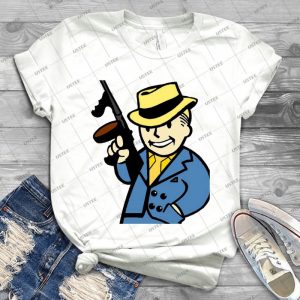 Vault Boy #5 - Vintage Men's Shirt Tshirt For Women Classic Handmade Shirt Retro Graphic Tee