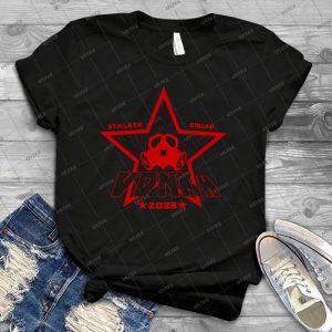 Vdnkh Stalker Squad [red Version] 55 - Best Unisex Trending Handmade T-shirt Gift Idea For Men T-shirt For Woman